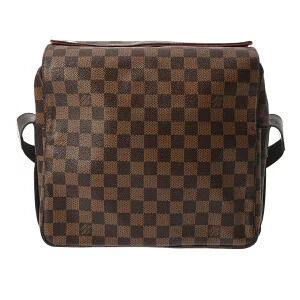 Louis Vuitton Damier Naviglio Brown Canvas Shoulder Bag